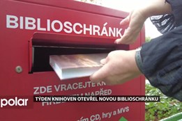 Týden knihoven otevřel novou biblioschránku