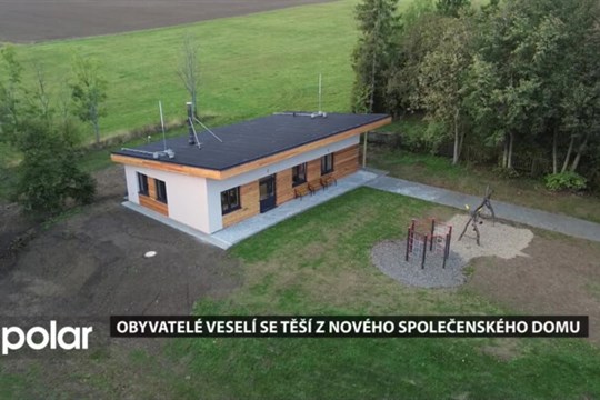 Obyvatelé oderského Veselí se těší z nového společenského domu, k dispozici jej mají od září