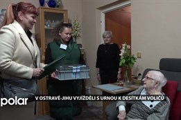 Během voleb do Poslanecké sněmovny vyjížděly komise v Ostravě-Jihu k desítkám voličů