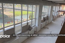 V Ústřední knihovně v Ostravě pokračuje kompletní rekonstrukce. Změní se v moderní komunitní centrum