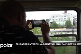 Zahrádkáři vyrazili na poznávací jízdu báňským vlakem