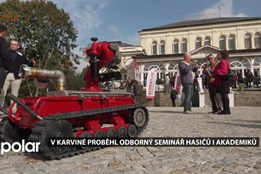 Hasiči si předávali zkušenosti v Karviné, semináře se účastnili také akademici a vývojáři