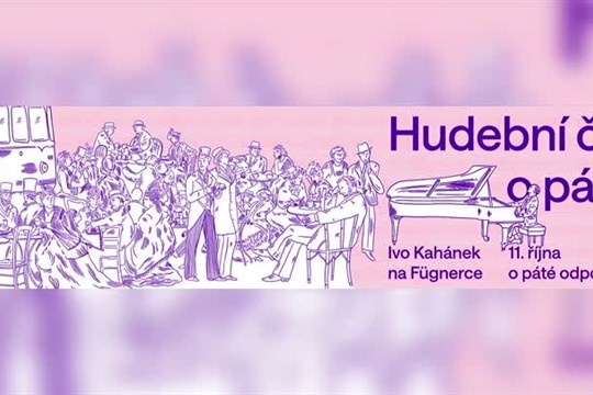 Na terminálu Fügnerova zahraje pianista Ivo Kahánek