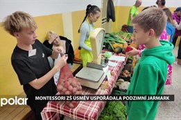 Montessori ZŠ Úsměv uspořádala podzimní jarmark