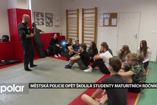 Městská policie Karviná opět školila studenty maturitních ročníků a možné budoucí policisty