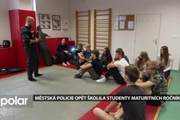 Městská policie Karviná opět školila studenty maturitních ročníků a možné budoucí policisty