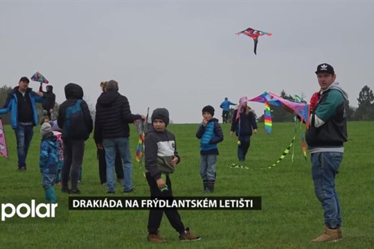 Na frýdlantském letišti se konala drakiáda s dětskými soutěžemi