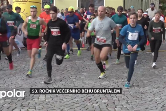 Večerní běh Bruntálem se běžel již potřiapadesáté