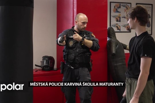 Městská policie Karviná opět školila studenty maturitních ročníků z odborné školy