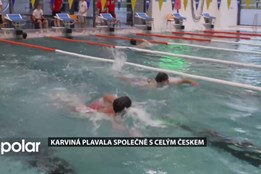 Karviná plavala společně s celým Českem v rámci celorepublikové plavecké akce