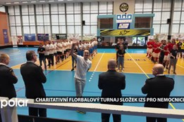 Policisté, vojáci a hasiči se utkali na charitativním florbalovém turnaji pro nemocnici