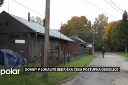Postupná demolice letitých finských domků v osadě Bedřiška začne ještě letos. Jsou ve špatném stavu
