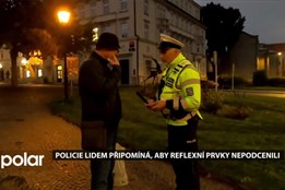 Policie lidem připomíná, aby reflexní prvky nepodcenili