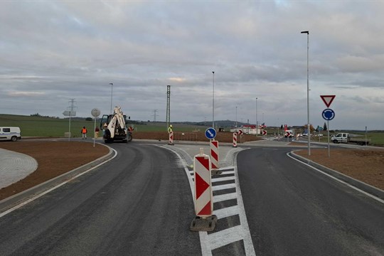 Po třech letech končí práce na hlavním tahu v Nezvěsticích
