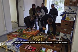 Karvinský magistrát uspořádal potravinovou sbírku pro potřebné lidi z Karviné