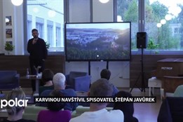 Karvinou navštívil spisovatel Štěpán Javůrek, spisovatel z Krušných hor a krajiny Sudet