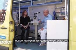 Rájecká nemocnice má pojízdnou oční ambulanci, se kterou se vydala i do zahraničí