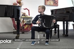 Sedmiletý akordeonový virtuos z Karviné Ladislav Lipowski bere dech svými hráčskými schopnostmi