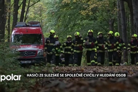 Hasiči ze Slezské se společně cvičili v hledání osob, zúčastnilo se všech pět jednotek