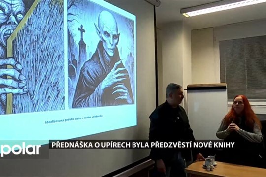 Přednáška o upírech byla předzvěstí nové knihy Ivy Hoňkové  a Josefa Plachého