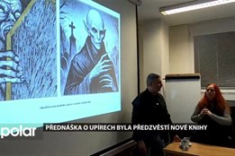 Přednáška o upírech byla předzvěstí nové knihy Ivy Hoňkové  a Josefa Plachého