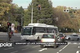 Průjezd Opavou je rychlejší a plynulejší. Semafory se podařilo vyladit