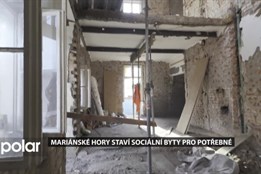 Bývalý blešák v Mariánkách se mění v moderní dům se sociálními byty