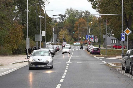 Konec objížděk! Křižovatka Polská a Rooseveltova je znovu otevřená