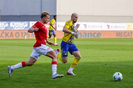 Zlín potřetí za sebou remizoval, čtyři branky padly za sedmnáct minut