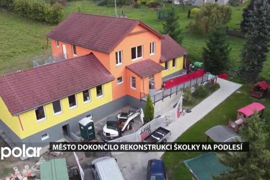Město Rychvald dokončilo rekonstrukci školky na Podlesí, přibylo i nové parkoviště