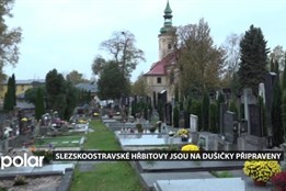 Slezskoostravský hřbitov očekává nával. Na Památku zesnulých se chystají i strážníci