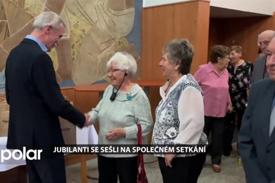 Jubilanti z Těrlicka se sešli na společném setkání se zástupci obce