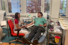 Studenti Střední průmyslové školy strojnické společně darovali krev