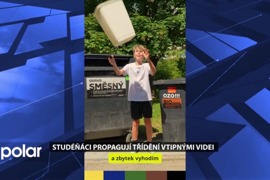 Studéňáci propagují třídění vtipnými videi, zahráli si v nich místní lidé