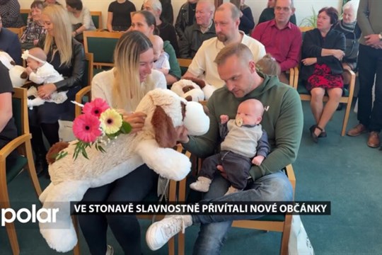 Ve Stonavě letos už podruhé slavnostně přivítali nové občánky