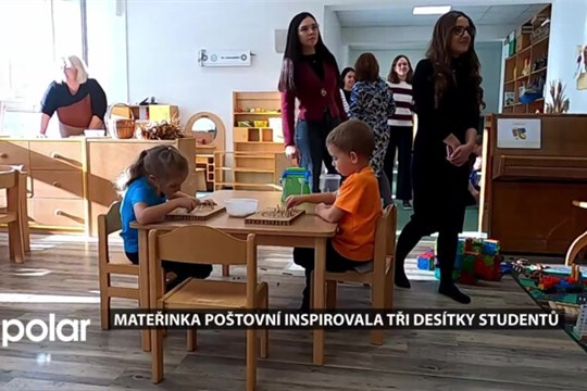 Mateřinka Poštovní inspirovala tři desítky studentů z Česka, Slovenska a Polska