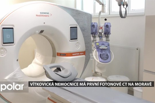 Ve Vítkovické nemocnici spustili první fotonové CT na Moravě. Je přesnější, rychlejší a šetrnější k pacientům