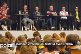 Sportovci vyprávěli školákům své životní příběhy a motivovali je k pohybu