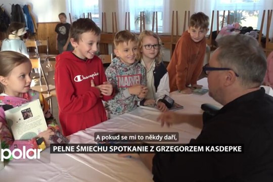Žáci ZŠ na českém Těšínsku se setkali s polským autorem dětských knih Grzegorzem Kasdepke