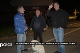V Opavě-Kateřinkách proběhla večerní kontrola nového veřejného osvětlení. Některá místa jsou tmavá