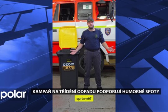 Kampaň na třídění odpadu podporují humorné spoty
