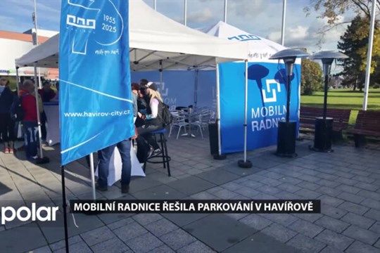 Mobilní radnice řešila parkování ve městě