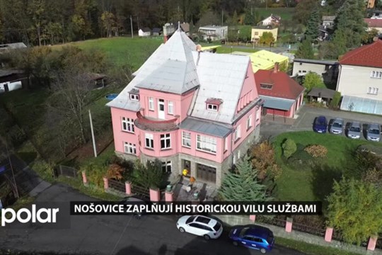 Nošovice zaplňují historickou vilu v centru službami, další na řadě je kavárna