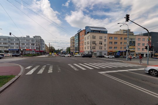 Křižovatka u divadla v centru Zlína je nejrizikovějším místem v kraji