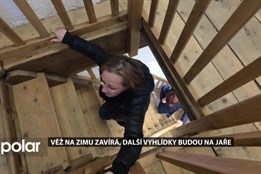Věž na zimu zavírá, další vyhlídky budou na jaře