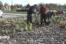 Příjezdy do Opavy budou hezčí. Hlavní okružní křižovatky u Komárova a na Bílovecké procházejí rozsáhlou úpravou