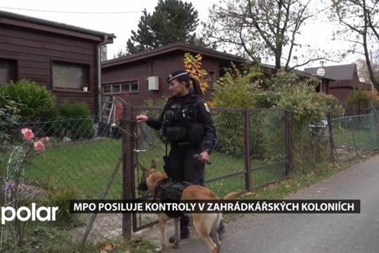 Ostravští strážníci posilují kontroly v chatařských a zahradkářských koloniích