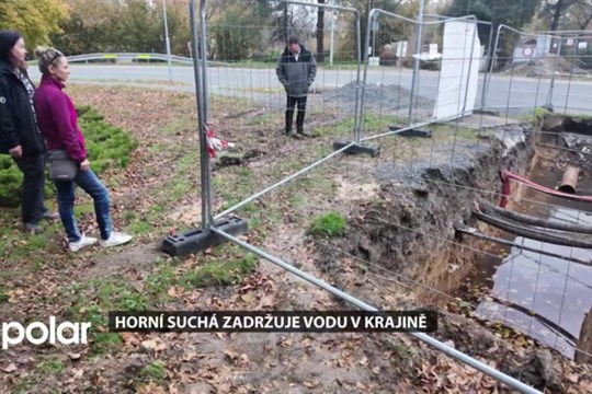 Horní Suchá zadržuje vodu v krajině