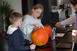 Dýňové odpoledne nabídlo tvoření pro děti i dýňové speciality
