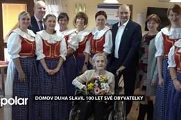 Novojičínský Domov Duha slavil 100 let své obyvatelky